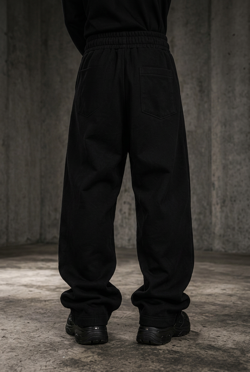 Joggers rear view